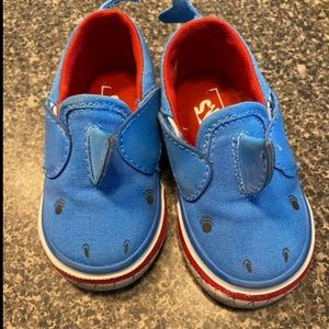 2/$35- Vans 4T toddler shark shoes